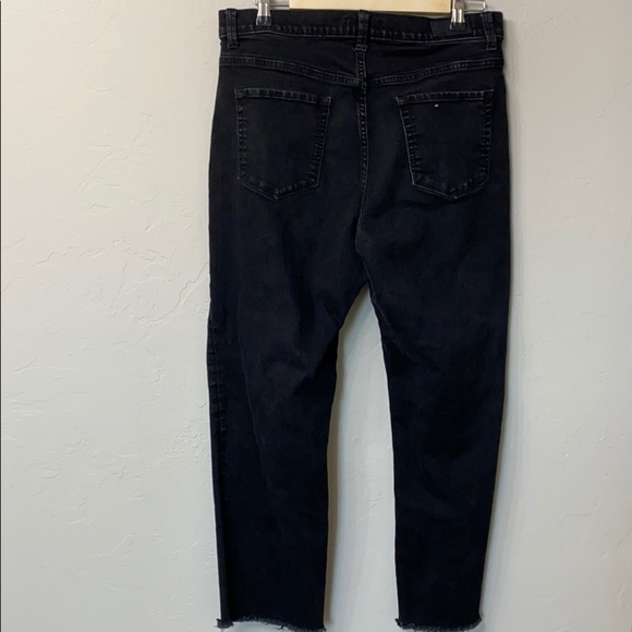 Halogen black straight leg crop jeans size 32 - Picture 6 of 11